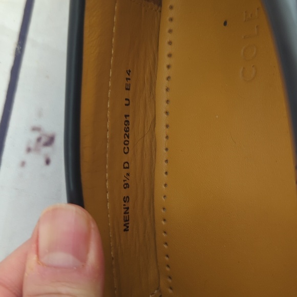 Cole Haan Pinch Shawl Bow II black leather loafers, shoes, CO2691, men's 9.5 D - Picture 12 of 12